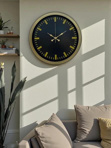 Norino Vintage 40 Cm Metal Modern Duvar Saati ürün görseli 1