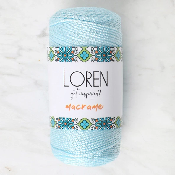 Norino Loren Macrame Bebe Mavi El Örgü İpi - RM 0221 - 34354 ürün görseli 1