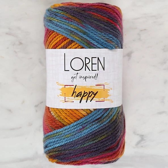 Norino Loren Happy Ebruli El Örgü İpi - RH001 - 34286 ürün görseli 1