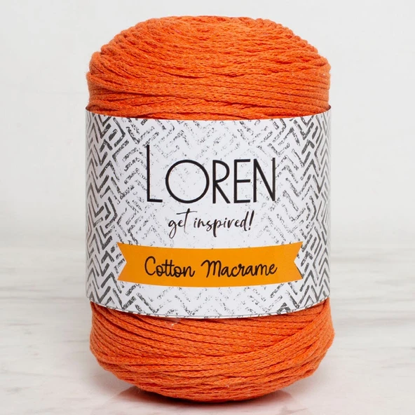 Norino Loren Cotton Macrame Turuncu - R096 - 34370 ürün görseli 1