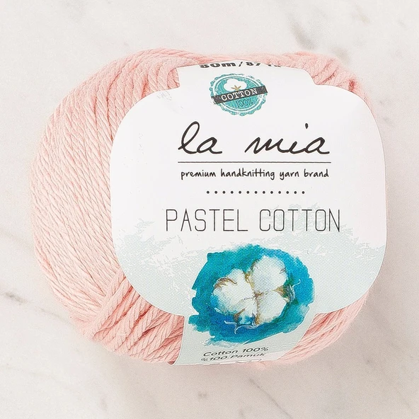 Norino La Mia Pastel Cotton Şeker Pembe El Örgü İpi - L185 - 33952 ürün görseli 1