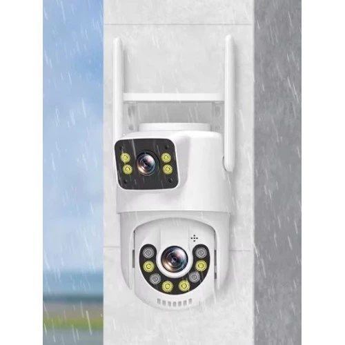 Norino Dış Mekan Çift Kameralı Gece Görüşlü Full Hd Ip Akıllı Güvenlik Kamerası PTZ GÜVENLİK KAMERASI BB-1723 ürün görseli 1