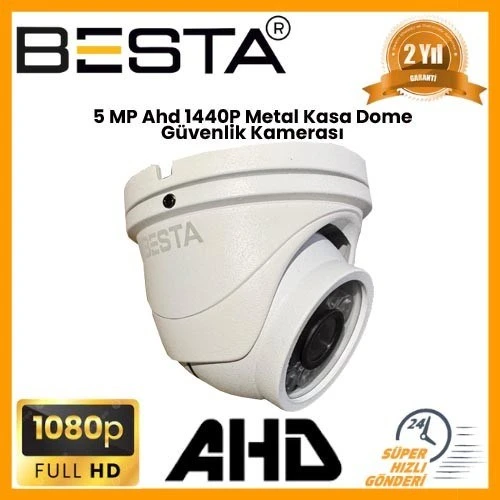 Norino 5 MP Ahd 1440P Metal Kasa Dome Güvenlik Kamerası KD-9423 ürün görseli 1