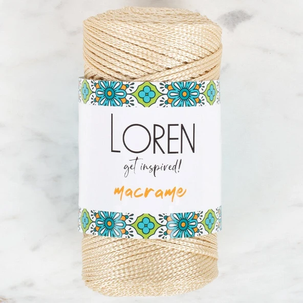 Norino Loren Macrame Bej El Örgü İpi - RM 036 - 34326 ürün görseli 1