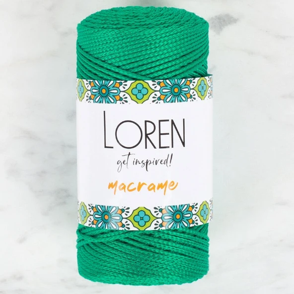 Norino Loren Macrame Yeşil El Örgü İpi - RM 0175 - 34339 ürün görseli 1
