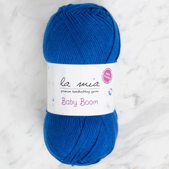 Norino La Mia Baby Boom Saks Mavi El Örgü İpi - 605 - 34126 ürün görseli 1
