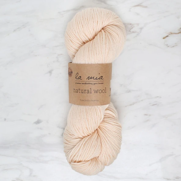Norino La Mia Natural Wool Krem El Örgü İpi - L289 - 34394 ürün görseli 1