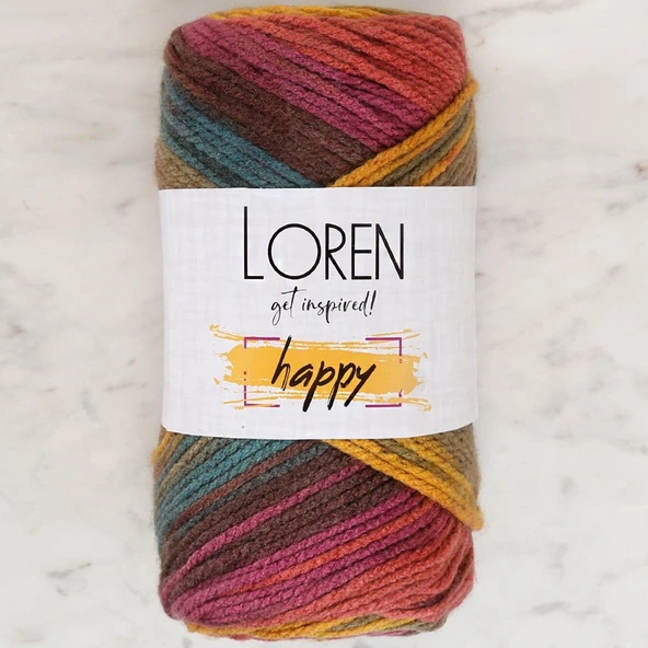 Norino Loren Happy Ebruli El Örgü İpi - RH010 - 34295 ürün görseli 1