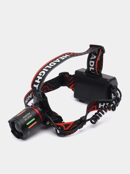 Norino Ps-2910 Şarjlı Profesyonel Zoomlu Kamp Avcı Balıkçı Kafa Lambası Feneri ürün görseli 1