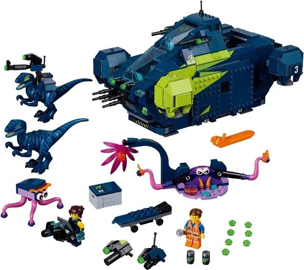 LEGO 70835 Movie Rexs Rexplorer - Resim 3