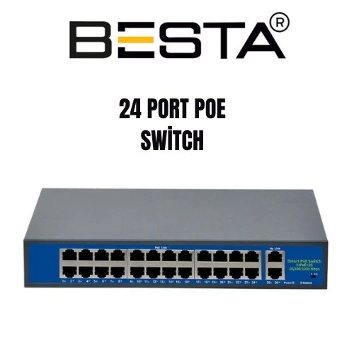 Norino F2420GBL-A 24 PORT 10/100/1000 POE SWİTCH ürün görseli 1