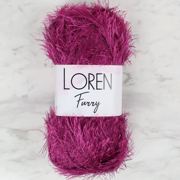 Norino Loren Furry Mor El Örgü İpi - RF031 - 34055 ürün görseli 1