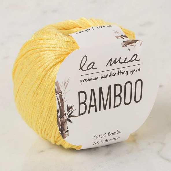 Norino La Mia Bamboo Sarı El Örgü İpi - L160 - 33852 ürün görseli 1