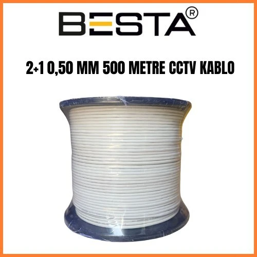 Norino 2+1 500 Metre 0,50 MM CCTV Kablo KD-1385 ürün görseli 1