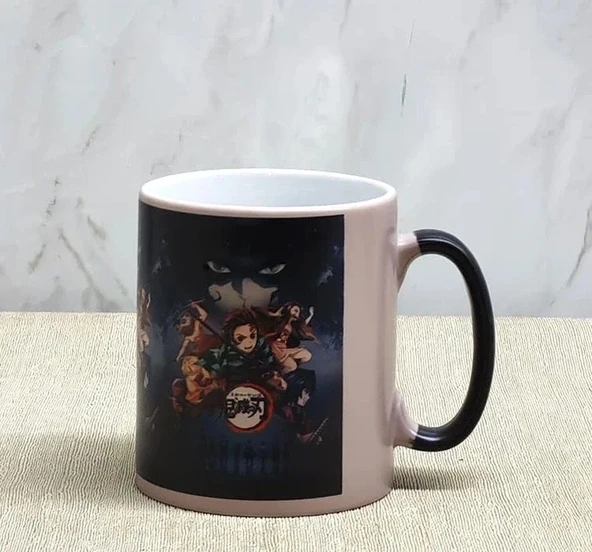 Norino Porselen Renk Değiştiren Demon Slayer Kupa Bardak Aalk380 ürün görseli 1