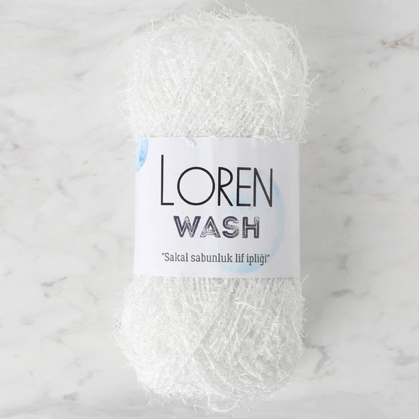 Norino Loren Wash Beyaz El Örgü İpi - R150 - 34040 ürün görseli 1