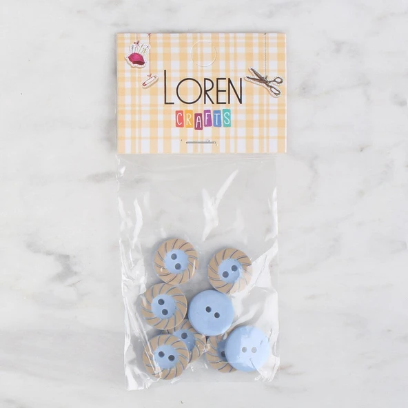 Norino Loren Crafts 8 li açık mavi - 350 ürün görseli 1