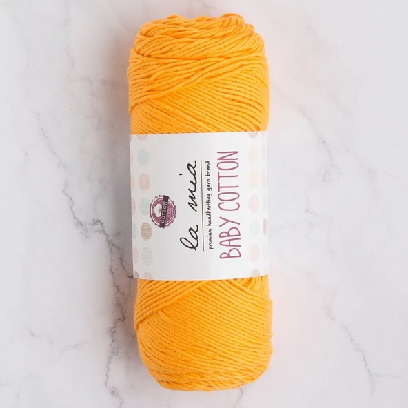 Norino La Mia Baby Cotton Turuncu El Örgü İpi - L037 - 33652 ürün görseli 1