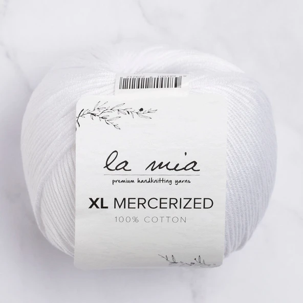Norino La Mia XL Mercerized Beyaz El Örgü İpi - 2 - 33759 ürün görseli 1