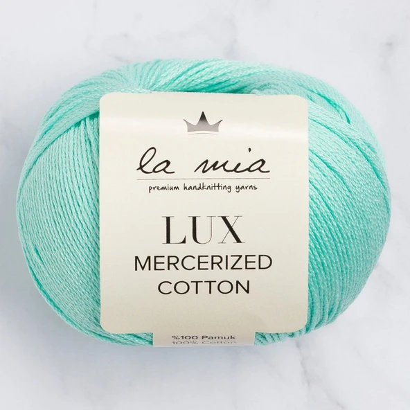 Norino La Mia Lux Mercerized Cotton Su Yeşili El Örgü İpi - 137 - 33750 ürün görseli 1