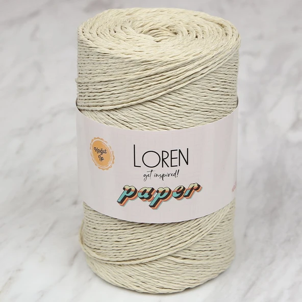 Norino Loren Paper Krem Kağıt İpi - RH39 ürün görseli 1