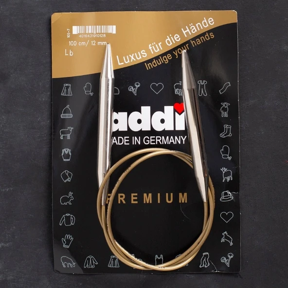 Norino Addi 12mm 100cm Klasik Misinalı Şiş- 105-7 ürün görseli 1