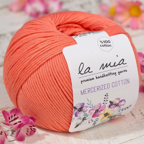 Norino La Mia Mercerized Cotton Turuncu El Örgü İpi - 13 - 33598 ürün görseli 1