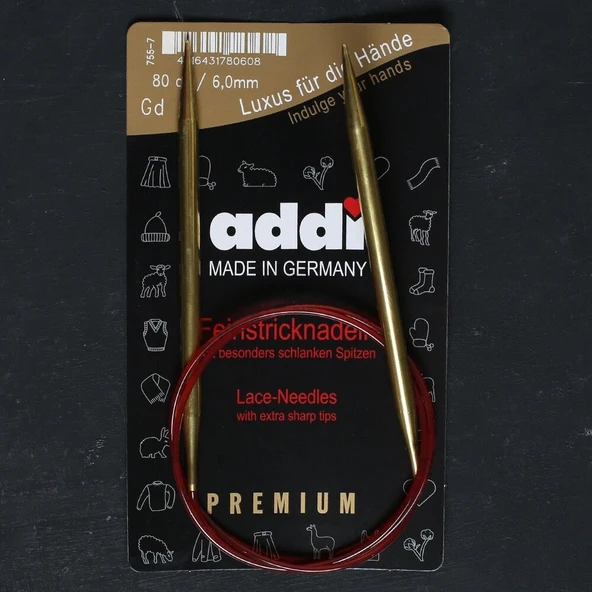 Norino Addi 6mm 80cm Klasik Misinalı Dantel Şişi - 755-7 ürün görseli 1