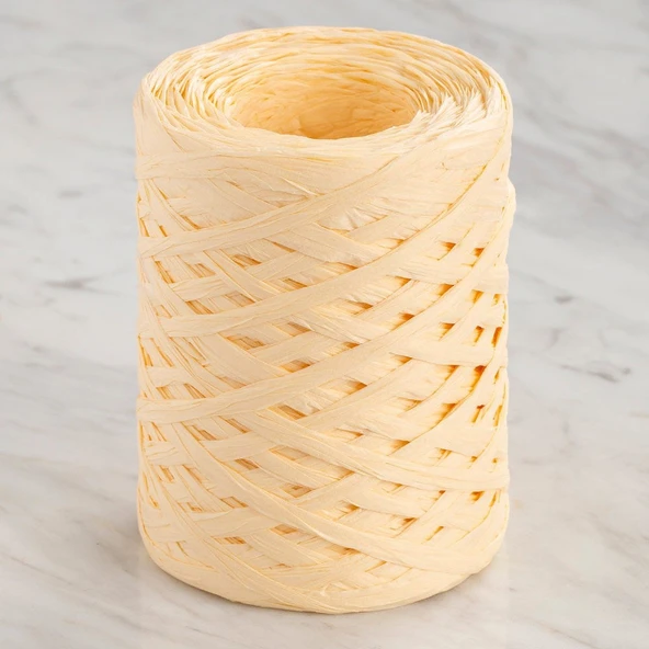 Norino Loren Natural Raffia 90 gr Sarı Kağıt İp - 4 ürün görseli 1