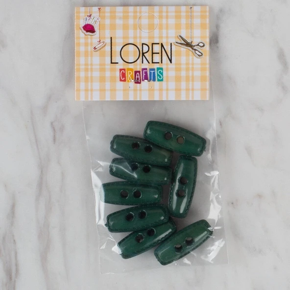 Norino Loren Crafts yeşil 8 li çoban düğmesi - 92 ürün görseli 1