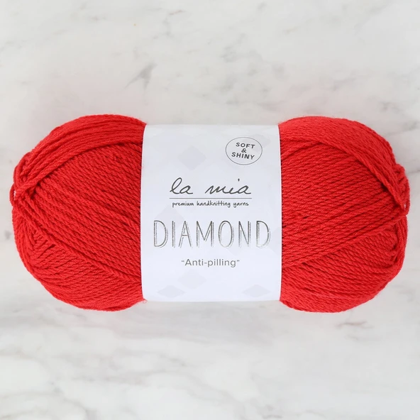 Norino La Mia Diamond Kırmızı El Örgü İpi - L004 - 33723 ürün görseli 1