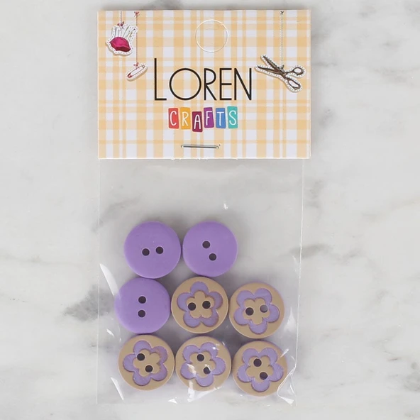 Norino Loren Crafts 8 li lila - 315 ürün görseli 1