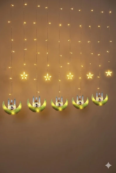 Norino Ramazan Perde LED Işık 3 Metre - Resim 3