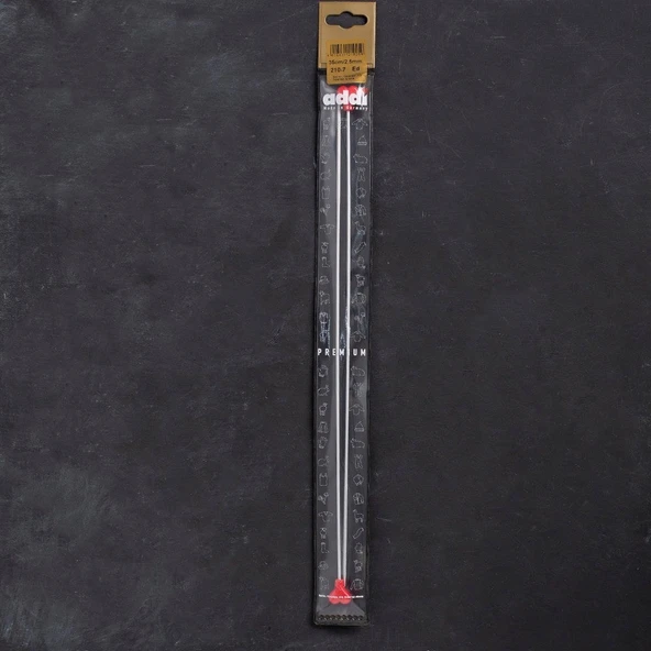 Norino Addi 2,5mm 35cm Klasik Alüminyum Hızlı Örgü Şişi - ürün görseli 1