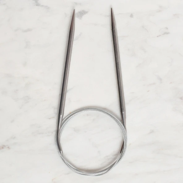 Norino Loren Crafts 6 mm Çelik Misinalı Şiş 100 cm ürün görseli 1