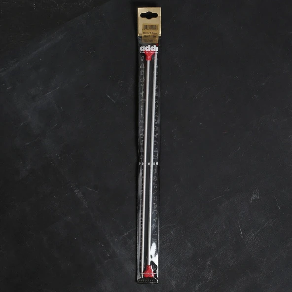 Norino ADDI KALPLİ 5MM 40CM KLASİK ALÜMİNYUM ÖRGÜ ŞİŞİ - ürün görseli 1