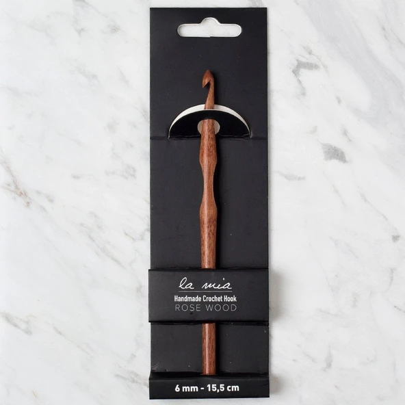 Norino La Mia Rosewood 6 mm 15.5 cm Ahşap Yün Tığ ürün görseli 1