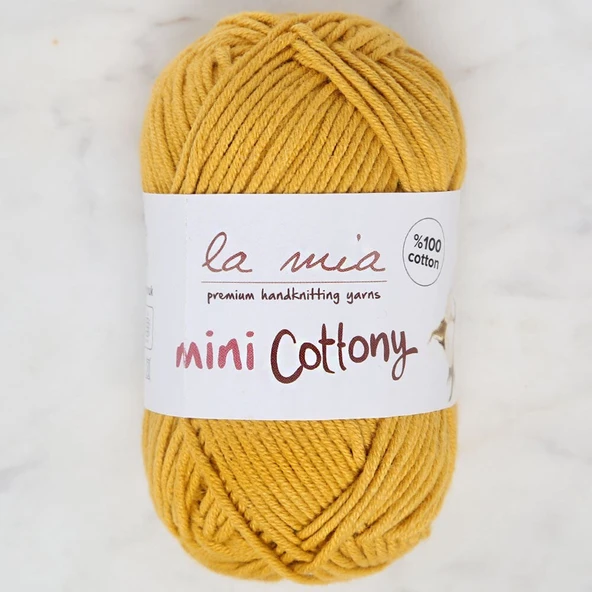 Norino La Mia Mini Cottony 25 gr Hardal Bebek El Örgü İpi ürün görseli 1