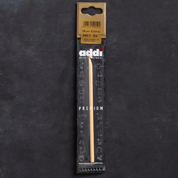 Norino Addi Bambus 5mm 15cm Bambu Yün Tığ - 545-7 ürün görseli 1