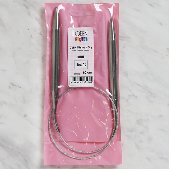 Norino LOREN CRAFTS 10 MM ÇELİK MİSİNALI ŞİŞ 60 CM ürün görseli 1