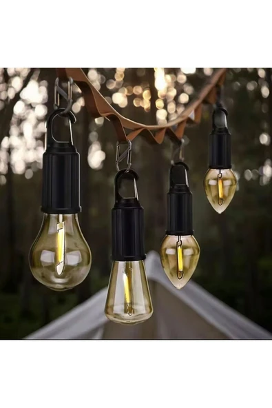 Norino Taşınabilir Şarjlı Led Ampül Outdoor Kamp Bahçe Lambası ürün görseli 1