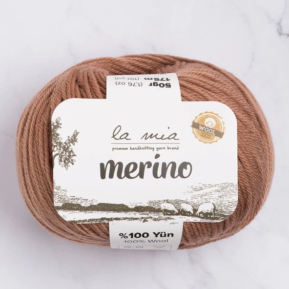 Norino La Mia Merino Kahverengi El Örgü İpi - L137 - 33795 ürün görseli 1