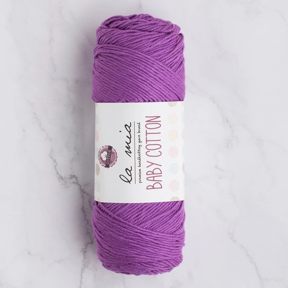 Norino La Mia Baby Cotton Mor El Örgü İpi - L039 - 33642 ürün görseli 1