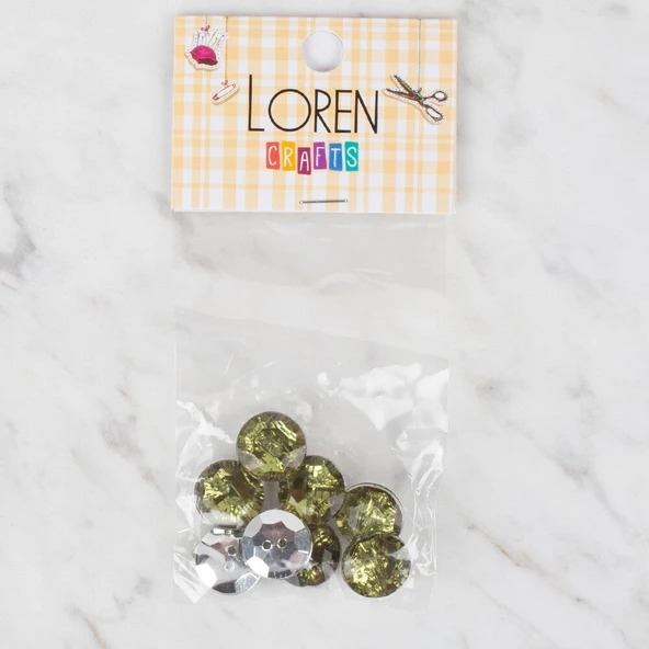 Norino Loren Crafts 8 li Düğme - 228 ürün görseli 1