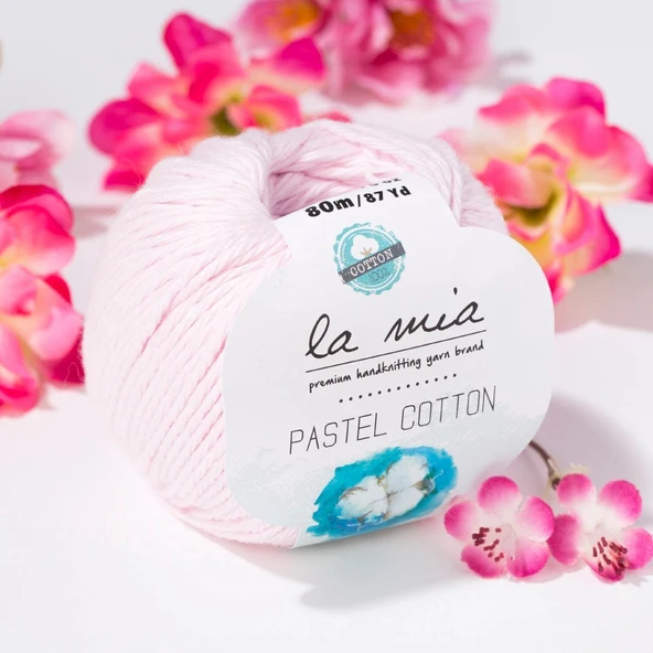 Norino La Mia Pastel Cotton Pembe El Örgü İpi - L057 - 33616 ürün görseli 1