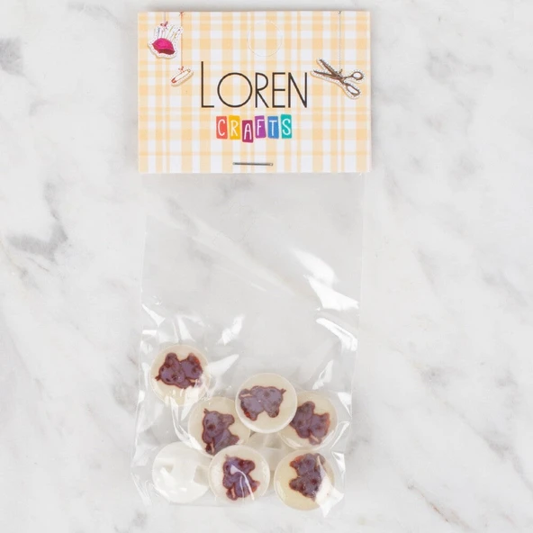 Norino Loren Crafts 8 li Düğme - 0679 ürün görseli 1