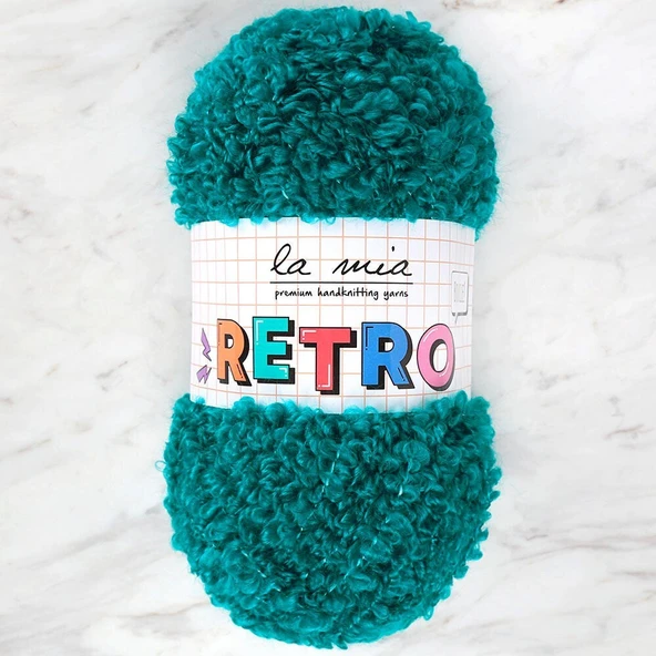 Norino La Mia RETRO Petrol Yeşil El Örgü İpi - LM0820 ürün görseli 1