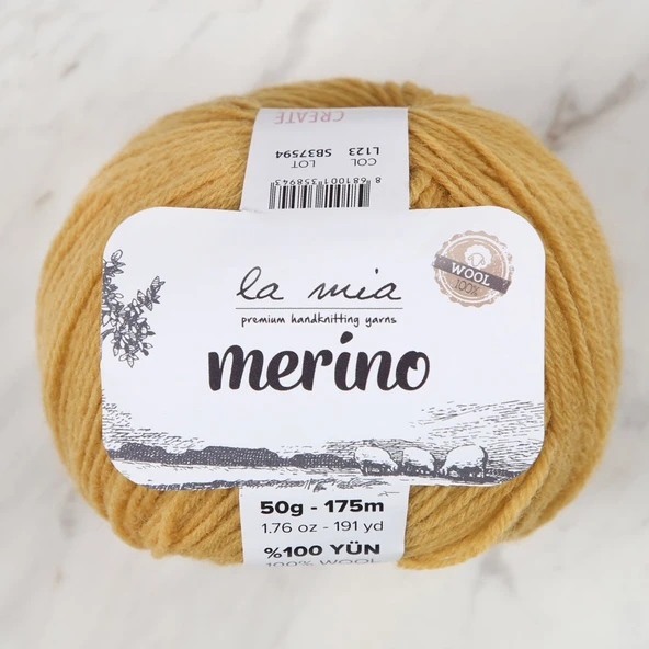 Norino La Mia Merino Hardal El Örgü İpi - L123 ürün görseli 1