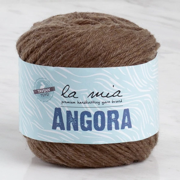 Norino La Mia Angora 50gr Kahverengi El Örgü İpi - L133 - 33808 ürün görseli 1