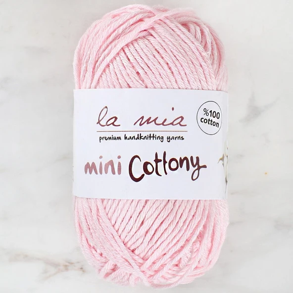 Norino La Mia Mini Cottony 25 gr Pembe Bebek El Örgü İpi ürün görseli 1
